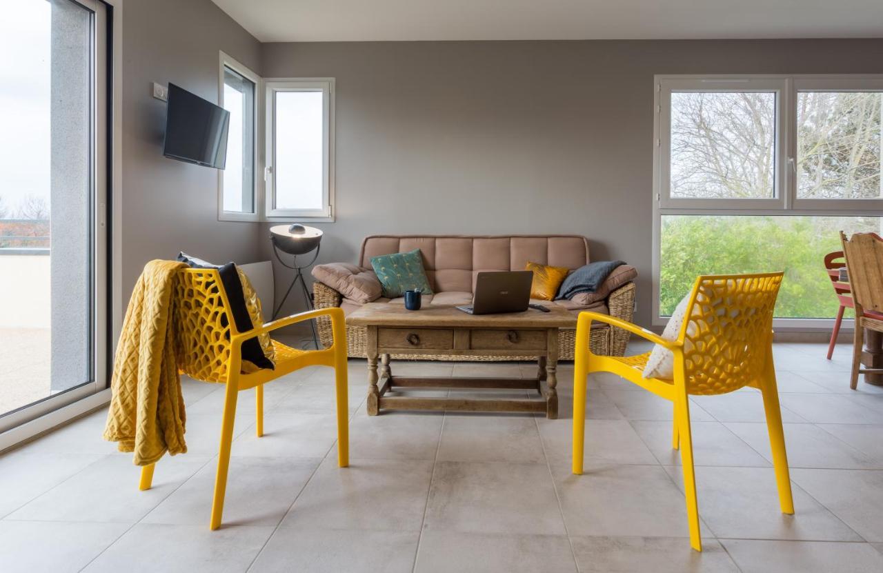 Tribord, Appt Avec Terrasse Et Vue Mer, Parking Saint-Côme-de-Fresné Exteriér fotografie